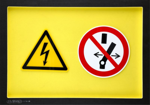 KS Tools Systemeinlage zur Arbeitsplatzabsicherung, 15-teilig, 117.6108