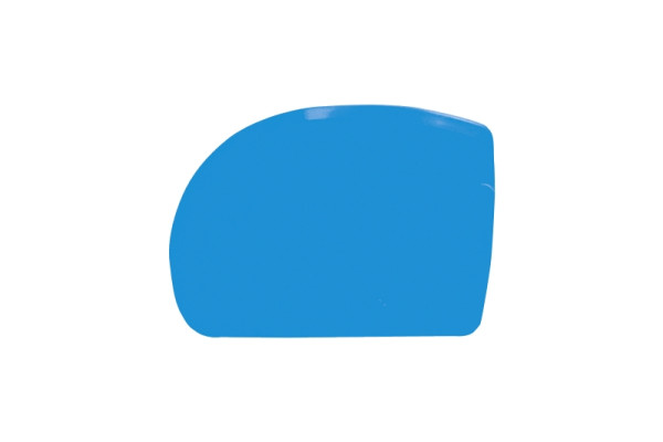 Schneider Teigschaber, asymmetrisch, kleine Ausführung, ABS, blau HKS 47, 227752
