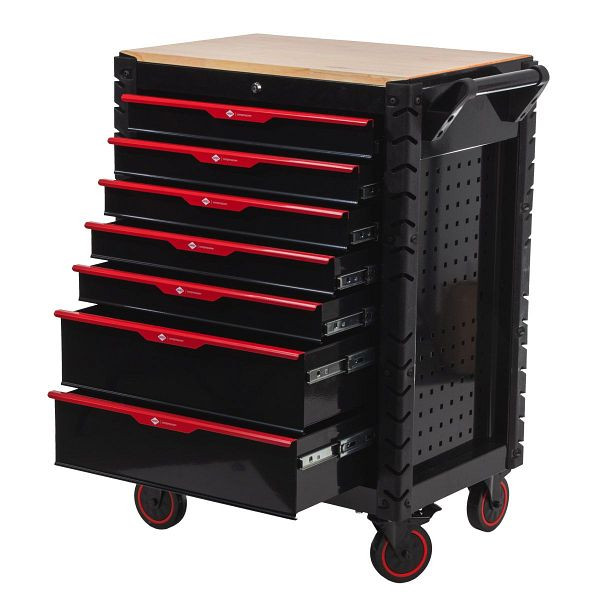 Airpress Werkstattwagen bestückt 215-teiliges Sortiment 7 Schubladen, 79169