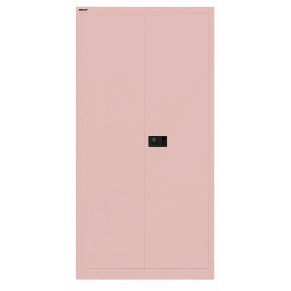 Bisley Flügeltürenschrank UNIVERSAL, 3 Fachböden für 4 Ordnerhöhen, 620 pastellpink, Belastbarkeit: 70kg je Fachboden, E722A03620