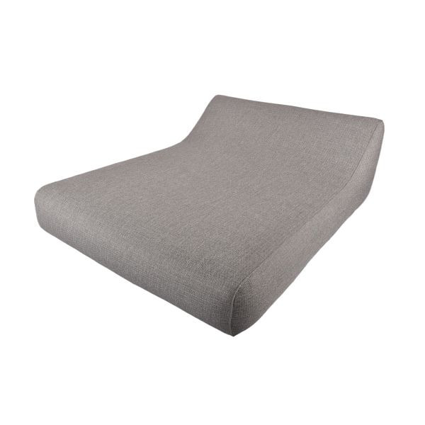 BEST Lounge Aufblasbare Doppel-Liege mit hoher Rückenlehne, Anthrazit, 501631