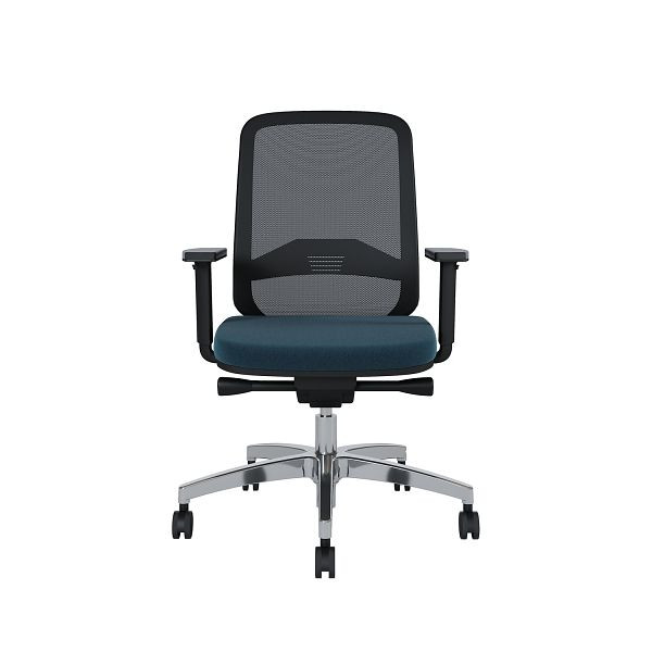 Bisley Bürodrehstuhl Bali, Rückenlehne aus Netzbezug, Mit Armlehnen Aluminiumfußkreuz, TN9612 amazon, BALIALRT0015TN9612