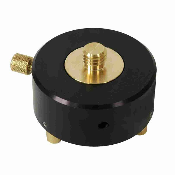 proNIVO Drehbarer Dreifuß-Adapter Typ: Wild/Leica mit herausnehmbaren DIN-Steckzapfen (Typ Zeiss), mit 5/8" Gewinde, 206-6125-25