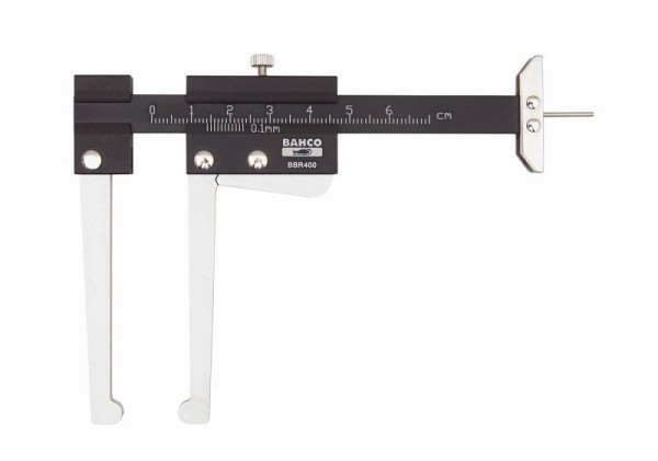 Bahco Aluminium Messschieber, Gesamtlänge 118 mm, BBR400, 7314150345939