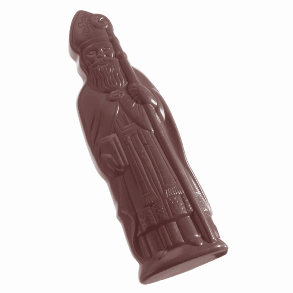 Schneider Schokoladen Form - Nikolaus, 275 x 135 x 24 mm / 110 x 36 x 10 mm, 34 gr, 1 x 6 Stück, 421079
