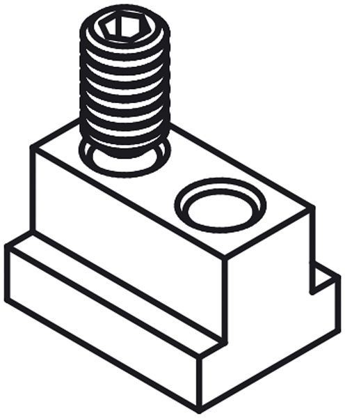 Mitee-Bite T-Nutenstein für T-Nut 22mm, X50722