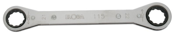 ELORA Ratschenringschlüssel, gerade, 115-21x22 mm, 0115021221000