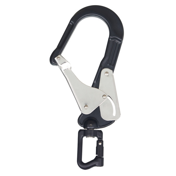 Funcke Rohrkarabinerhaken mit Drehwirbel OPEN-W, 70020151
