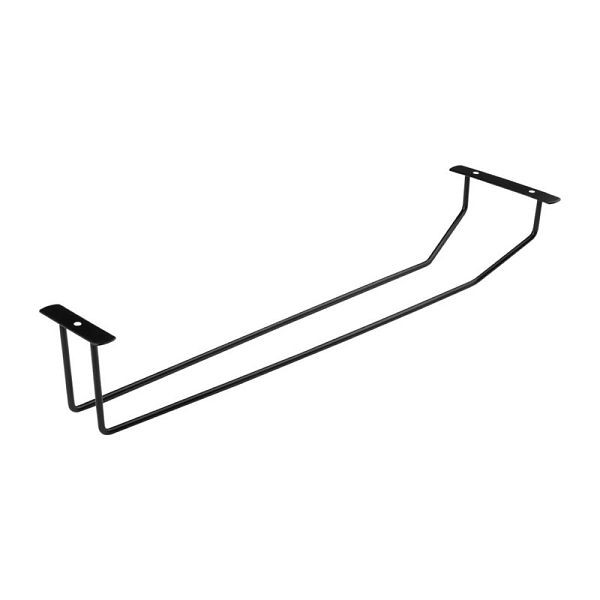 Olympia Weinglasständer schwarz 406mm, kompaktes Design spart wertvollen Stauraum, FD988