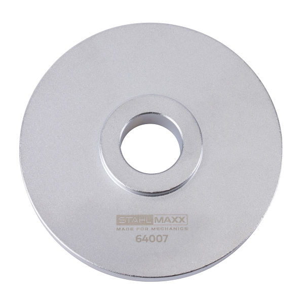 Stahlmaxx Adapterplatte Ø 21 / 35 / 90 mm zur Aufnahme von Druck- und Zughülsen, 64007