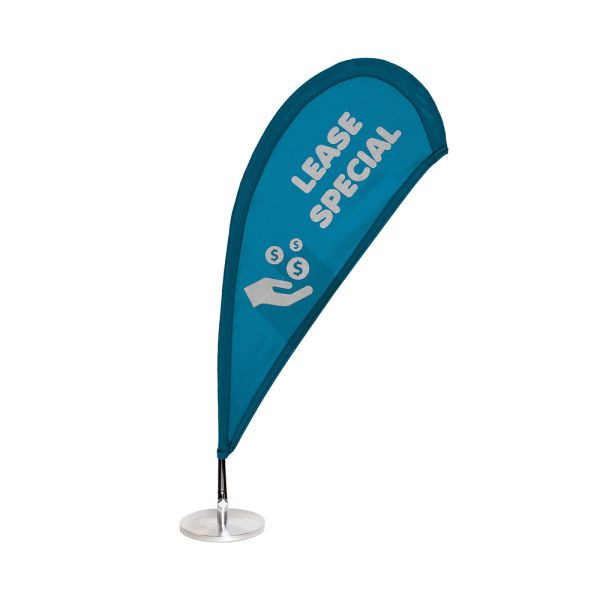 Showdown Displays Micro-Flag, silber, Aluminium, Stahl, BFMIC60