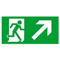 Produktbild von B-SAFETY Rettungsweg aufwärts rechts, TYP G, für V-LUX STANDARD, F563-G_ISO7010 B-SAFETY Rettungsweg aufwärts rechts, TYP G, für V-LUX STANDARD, F563-G_ISO7010