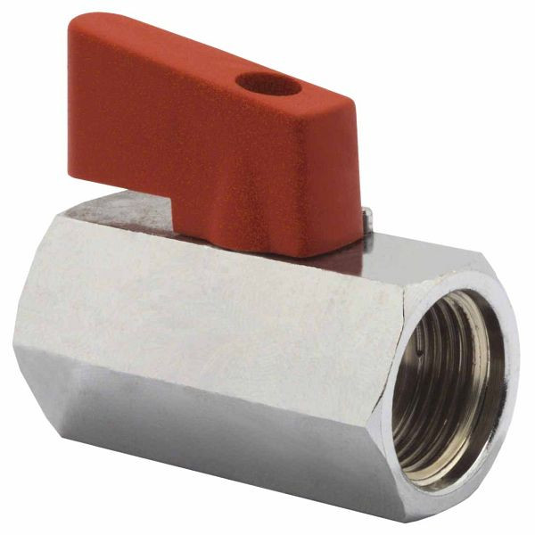 ELMAG Kugelhahn, IG 3/8', Absperrventil, kurzer Hebel, leichte Ausführung, IG ø 3/8', 46004
