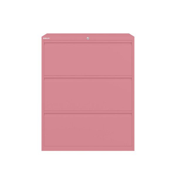 Bisley Essentials Schubladenschrank, Höhe 1000-1024 mm, 601 pink, YESF0810601