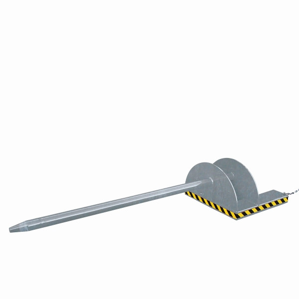 Eichinger Industrie Tragdorn Aufnahme über Gabelzinken, 1000 kg, Länge 3800 mm, Dorn Durchmesser 85 mm, feuerverzinkt, 20870200002000