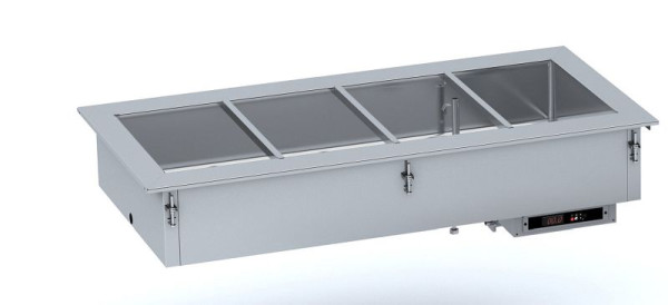 CombiSteel Einbau Bain-Marie 4/1 - Automatische Wasserbefüllung, Breite (mm): 1440, 7495.0295