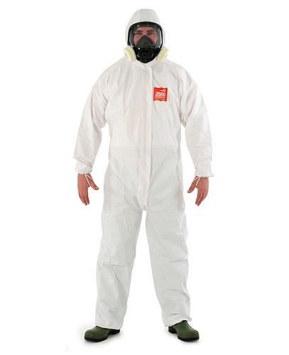 Ansell Einweg-Schutzanzug AlphaTec 2500-111, Kategorie III, weiß, Gr. XXL, VE: 30 Stück, 268148