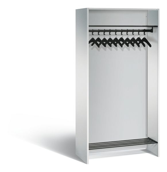 C+P Garderobe Serie 8070, H1950xB954xT480 mm, Grau, 8071-03 S10000