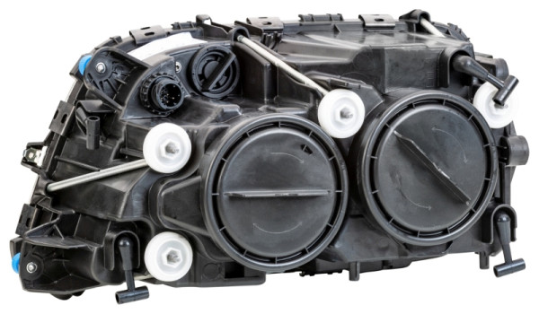 HELLA Halogen/FF-Hauptscheinwerfer, für u.a. Mercedes-Benz Actros MP3, ECE/CCC, für Rechtsverkehr, rechts, 1EH 009 513-021