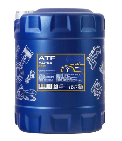 MANNOL Getriebeöl 8212 ATF AG 55, VE: 10 l, MN8212-10