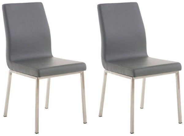 CLP 2er Set Esszimmerstühle Colmar, grau, 319693, 4251756467890