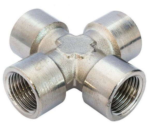 Airpress Kreuzstück 1/8" Innengewinde, rostfreier Stahl, 37600