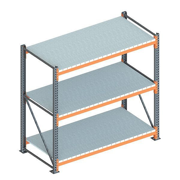 Meta Großfachregal GR 2200x2225x1100 mm, verzinkt/RAL 2001, 200188563