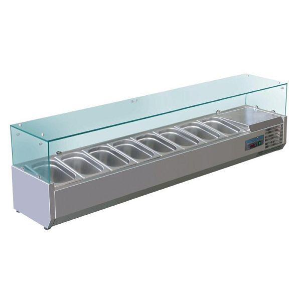 Polar Serie G Aufsatzkühlvitrine 8 x GN1/4, R600a, G610