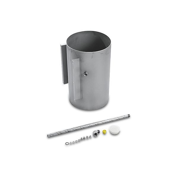 Kärcher Schaumbürstenhalter Edelstahl mit geschlossenem Boden (weiß), 3.070-015.0