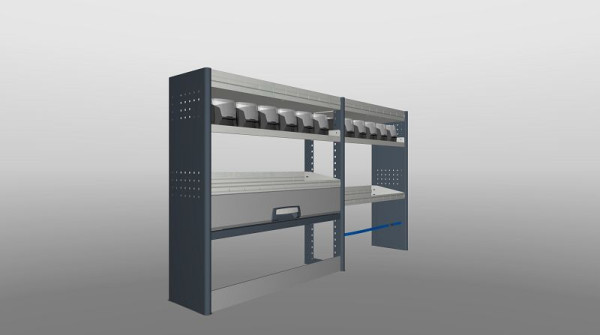 Plastipol-Scheu Profi-Line Fahrzeugeinrichtungslösung Modul 1145 x 1990 x 310 mm, PL 705