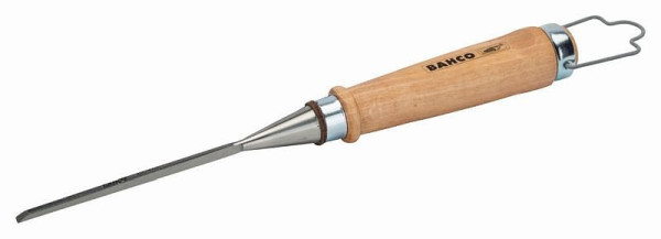 Bahco Stechbeitel, Holzgriff, vernickelter Stahlring, 10 x 140 mm, 425-10