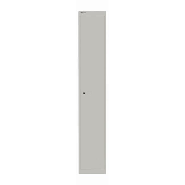 Bisley Garderobenschrank Office, 1 Fach mit Hutboden und 1 Kleiderstange, Tiefe 457 mm, 667 york, CLK181667