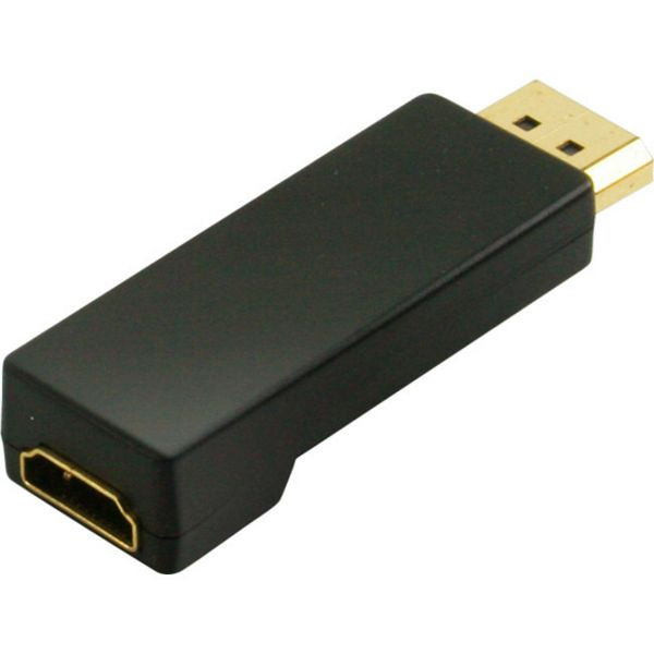 S-Conn Adapter, Displayport-Stecker auf HDMI-Kupplung, vergoldete Kontakte, 4K2K kompatibel, 77403
