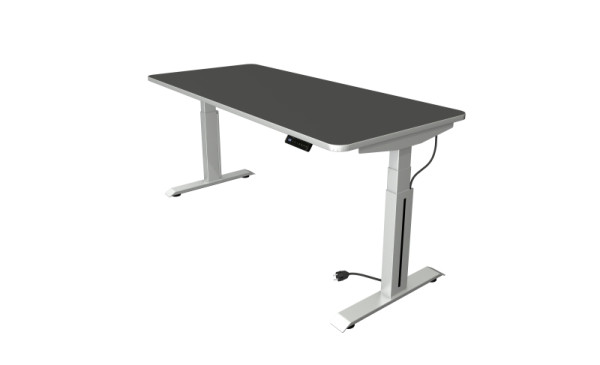 Kerkmann Sitz-/Stehtisch B 1800 x T 800 mm, elektrisch höhenverstellbar von 640-1290 mm, anthrazit, 10010713