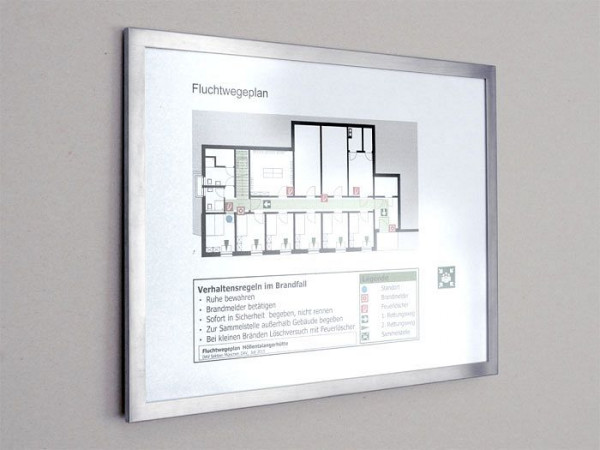 Luno Wandschild margo DIN A3 Querformat mit Wechselrahmen, 201020
