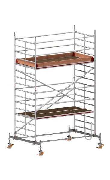 HYMER Fahrgerüst mit Fahrtraverse, Bühnenlänge 2,95 m, Rahmenteilbreite 1,50 m, Reichhöhe 5,60 m, 807305
