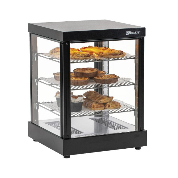Casselin Warmhaltevitrine 59 L, Aus rostfreiem Stahl, CVC59L
