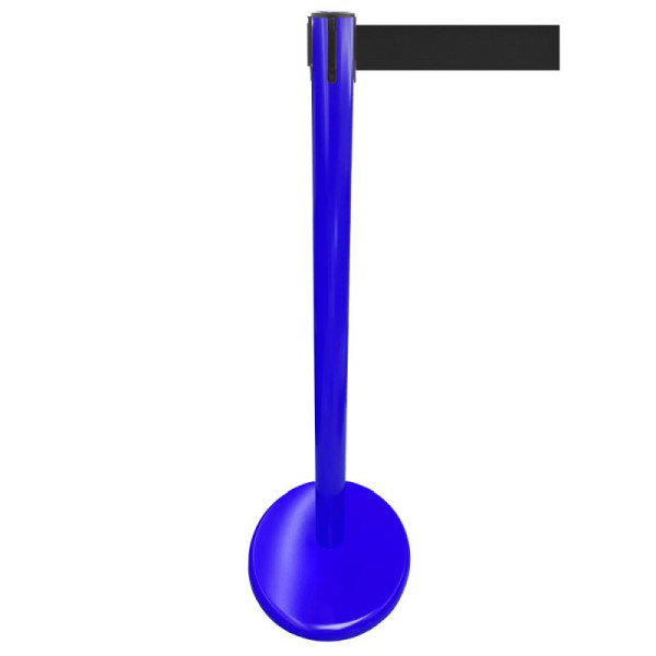 Stein HGS Personenleitsystem -P-LINE Future-, Metall/ blau, schwarz, mit Sicherheitsverschluss (selbstlösend), Gurtlänge: 2,3 m, 12793-0303