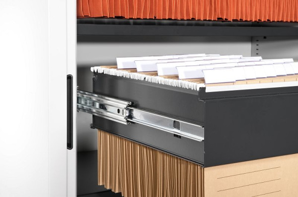 C+P Hängerahmen für Hängehefter/-mappen H121xB637xT355 mm, Schwarzgrau, 3201-811 S10000