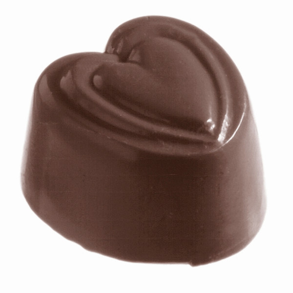 Schneider Schokoladen-Form Herzpraline, 275x135 mm -31x29x19, 421012