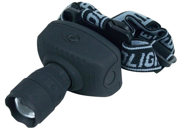 Berger & Schröter Stirnlampe mit 5 W LED, batteriebetrieben, 31323
