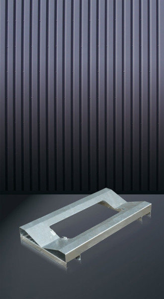 Eichinger Industrie Regal-Fasspalette für sichere Lage bei Transport und im Regal, 1 x Fass feuerverzinkt, 22620000002000