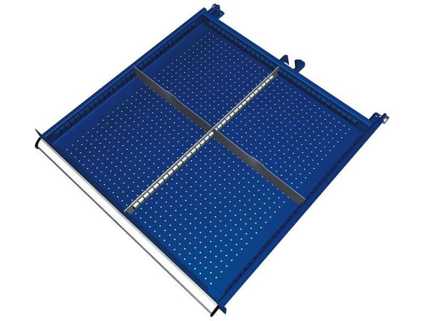 KLW Einteilungsmaterialsatz für Schubladen Fachhöhe 200 bis 400 mm in SGB - Schrank, Schrankgröße 725 x 750 mm B x T, B01, SGB-B01-165