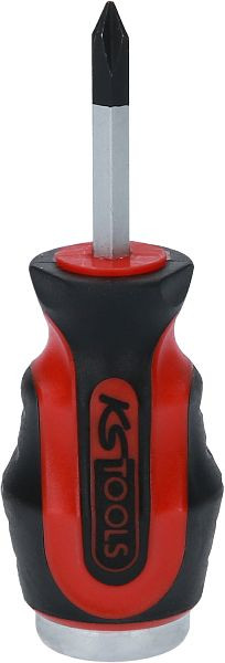 KS Tools ERGOTORQUEmax Schlagkappen-Schraubendreher, PH1, kurze Form, 151.1201