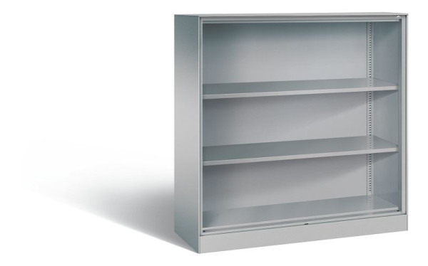 C+P Büroregal Asisto, H1310xB1200xT435mm, Farbe: Weißaluminium, 3 OH, 140031-000 S10032