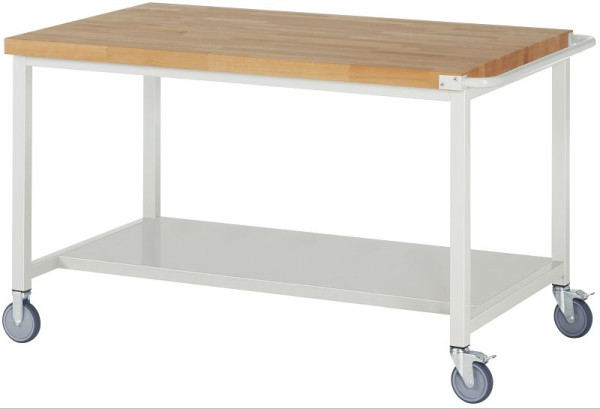 RAU Fahrbare Werkbank Serie 8000, mit Ablageboden, 1500x880x900 mm, 05-8000-6-159B4S.12