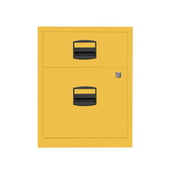 Bisley Home Rollcontainer PFA, 1 Universalschublade, 1 HR-Schublade, 642 sunflower, PFAM1S1F642