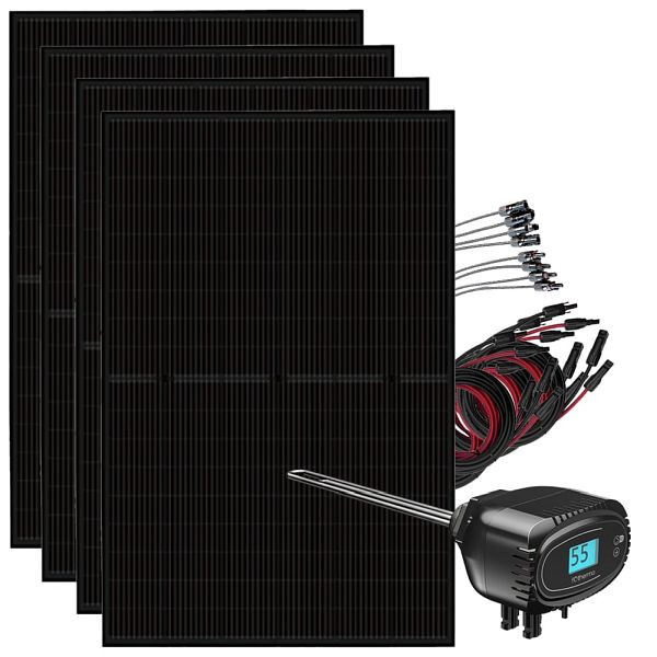 Offgridtec Solaranlage 1800W inkl. 1kW Fothermo Heizstab für Warmwasserboiler, 4-01-024911-005