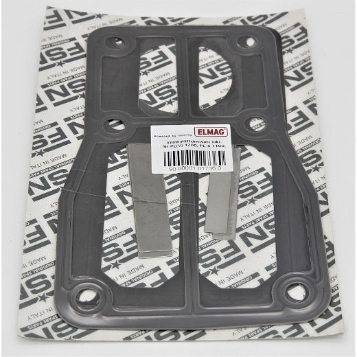 ELMAG Ventilplättchensatz inkl. Dichtungen 'KIT H', für PL(V) 1200, PL-S 1100, PLH(V) 1080 (GS50/K35), 9101736