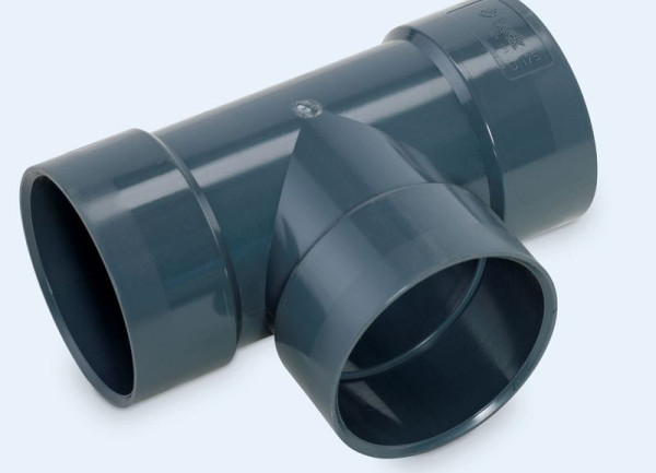 Cemo T-Stück DN 75 mm, Zubehör für Abluftventilatoren, 11440, 4052886440735